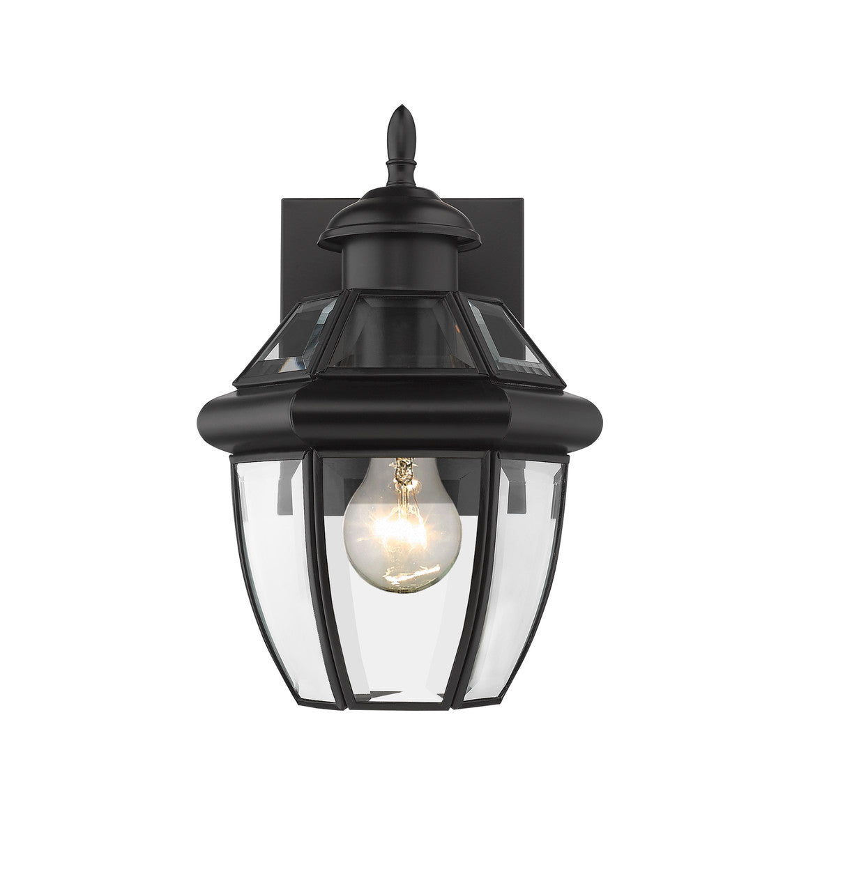 Z-Lite Westover 1 Light Outdoor Wall Light in Black 580XS-BK