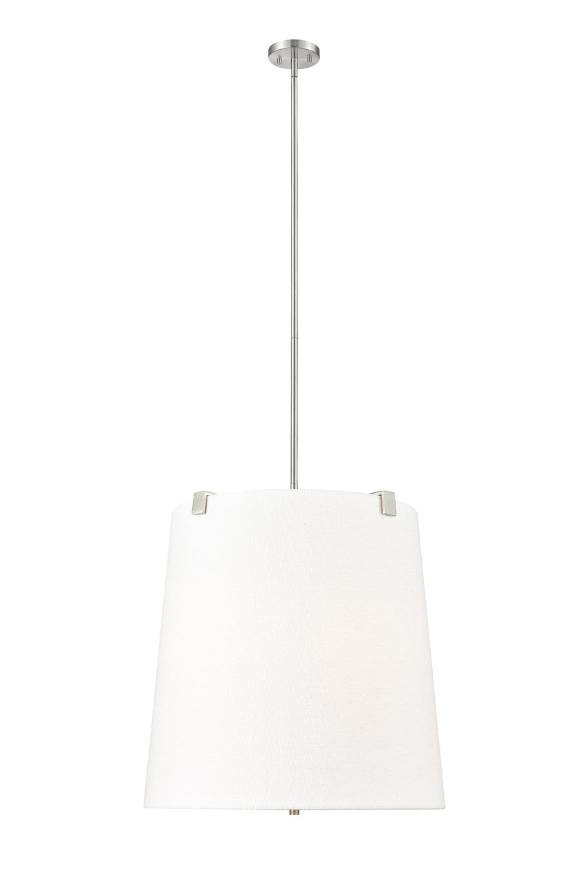 Z-Lite Weston 6 Light Pendant in Brushed Nickel 3501P24-BN