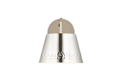 Z-Lite Maddox 1 Light Wall Sconce in Polished Nickel 6013-1S-PN