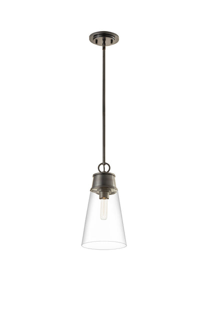 Z-Lite Wentworth 1 Light Pendant in Plated Bronze 2300P8-BP