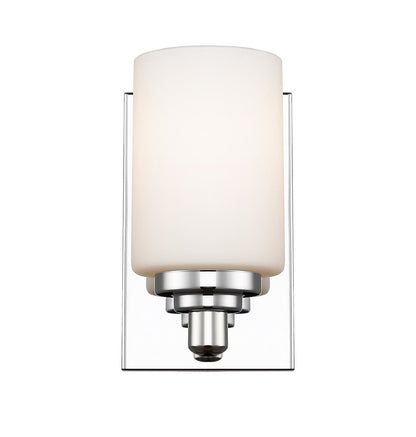 Z-Lite Soledad 1 Light Wall Sconce in Chrome 485-1S-CH