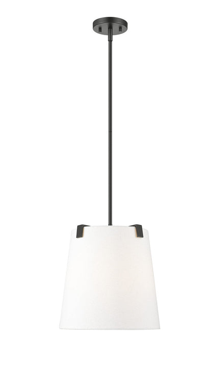 Z-Lite Weston 3 Light Pendant in Matte Black 3501P13-MB