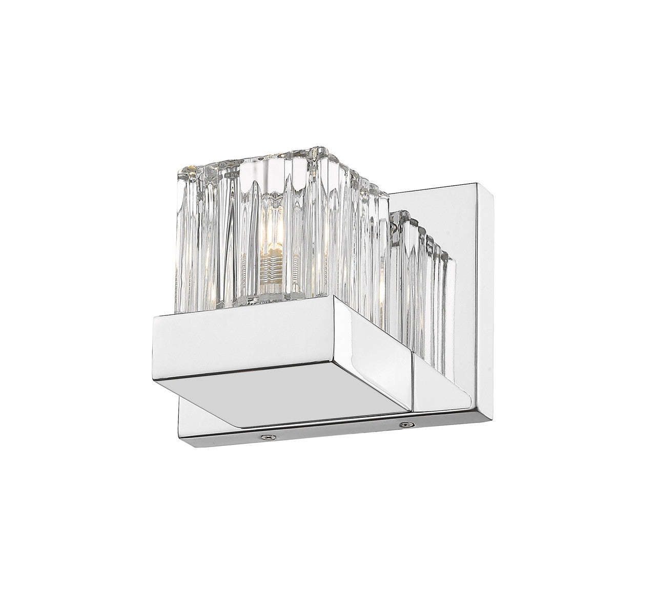 Z-Lite Fallon 1 Light Wall Sconce in Chrome 468-1S-CH