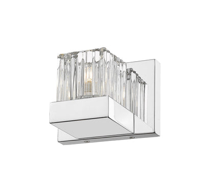 Z-Lite Fallon 1 Light Wall Sconce in Chrome 468-1S-CH