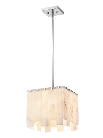 Z-Lite Viviana 1 Light Pendant in Polished Nickel 345P12-PN