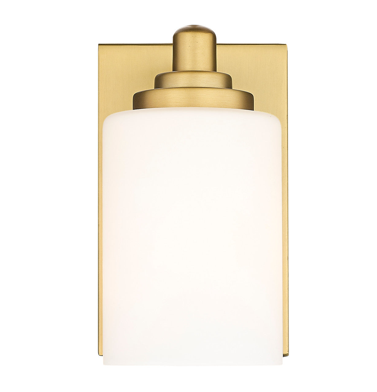 Z-Lite Soledad 1 Light Wall Sconce in Brushed Gold 485-1S-BG