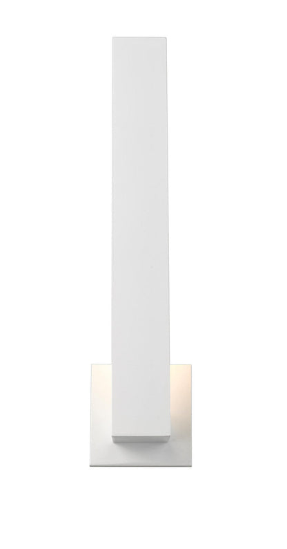 Z-Lite Edge 2 Light Outdoor Wall Light in White 576M-WH-LED