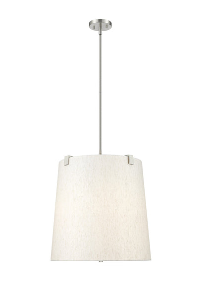 Z-Lite Weston 5 Light Pendant in Brushed Nickel 3502P18-BN