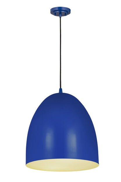 Z-Lite Z-Studio 3 Light Pendant in Blue 6012P19-BLU