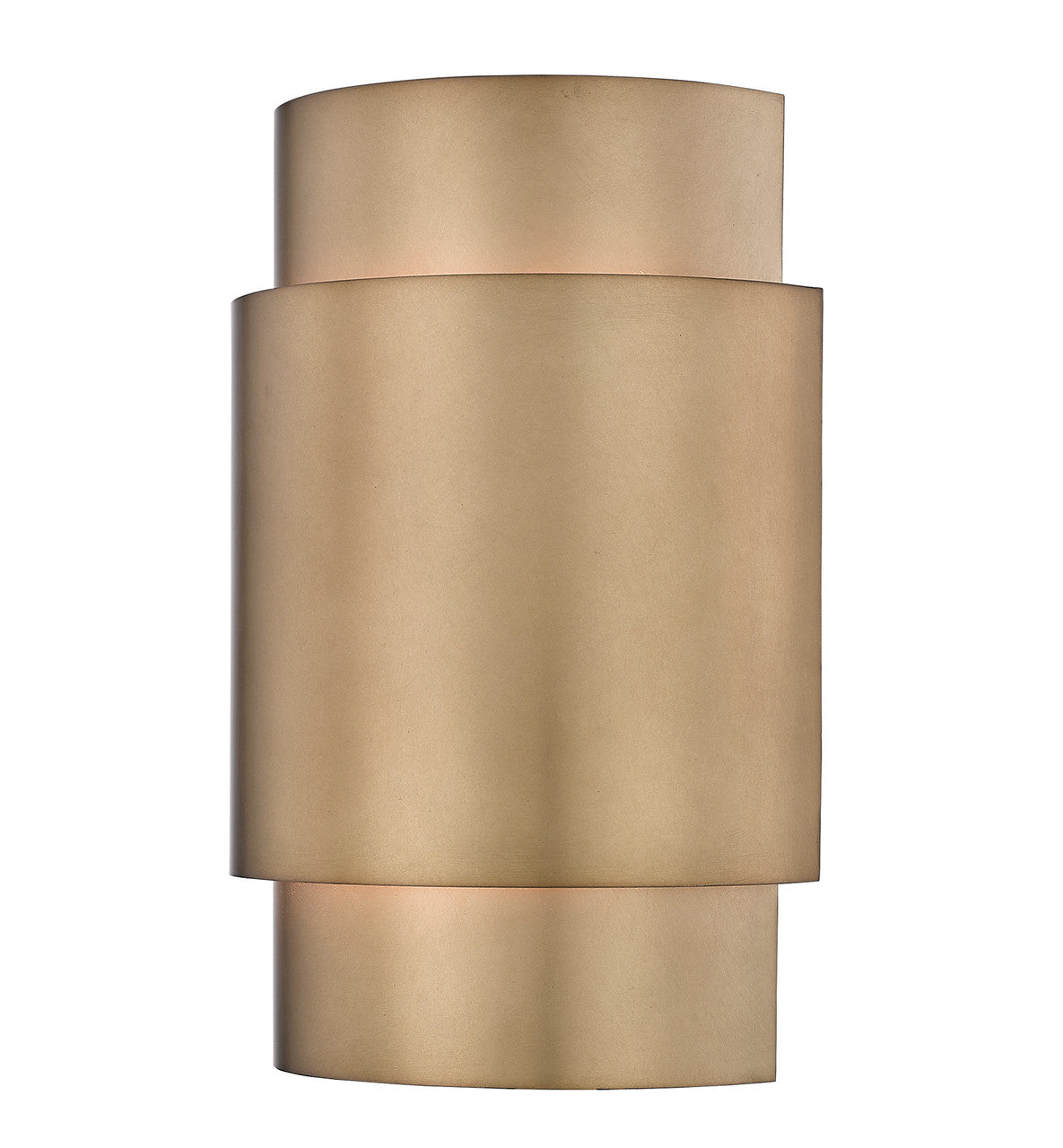 Z-Lite Harlech 2 Light Wall Sconce in Rubbed Brass 739S-RB