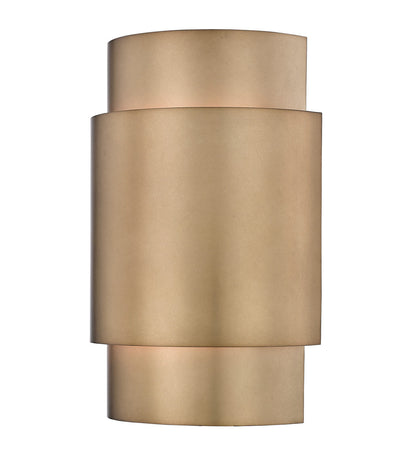 Z-Lite Harlech 2 Light Wall Sconce in Rubbed Brass 739S-RB