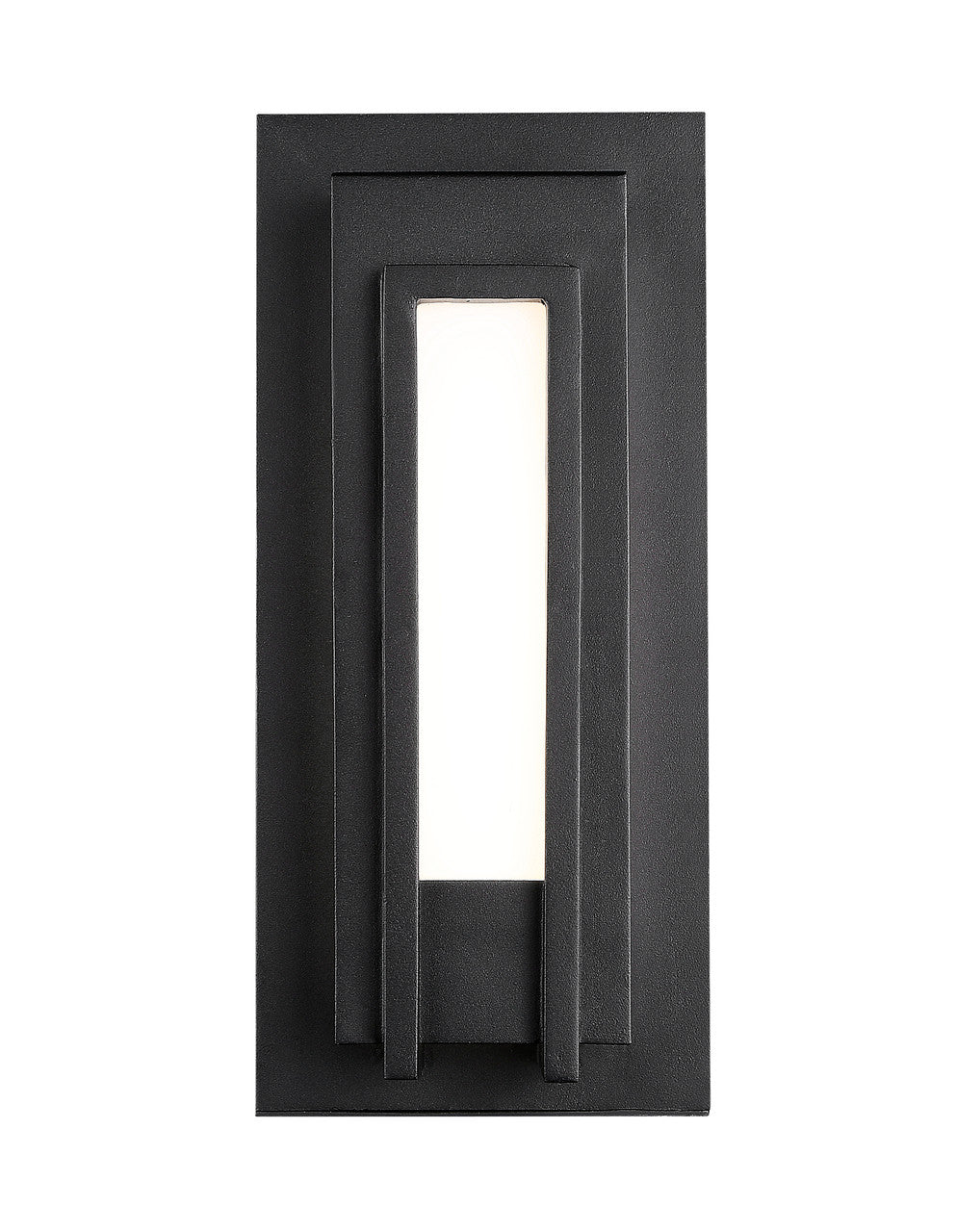 Z-Lite Keaton 1 Light Outdoor Wall Light in Black 520S-BK-LED