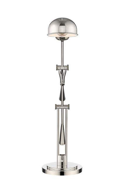 Z-Lite Grammercy Park 1 Light Table Lamp in Polished Nickel 741TL-PN