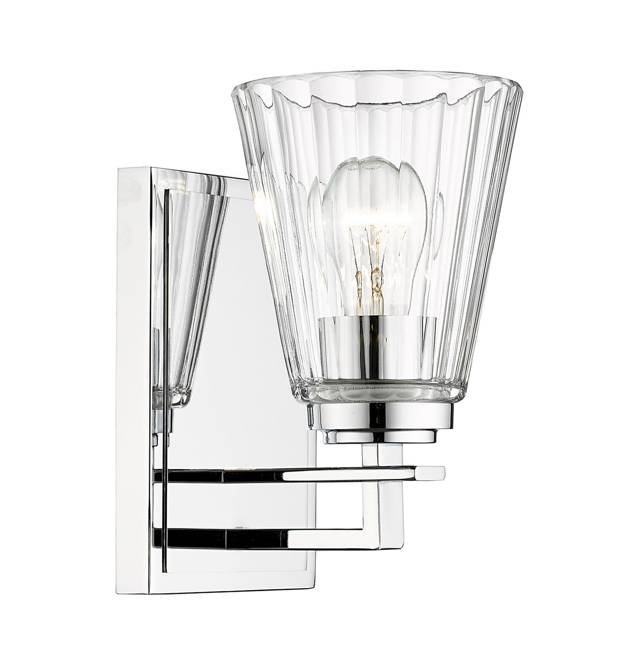 Z-Lite Lyna 1 Light Wall Sconce in Chrome  823-1S-CH