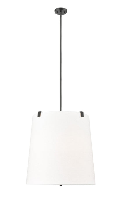 Z-Lite Weston 6 Light Pendant in Matte Black 3501P24-MB