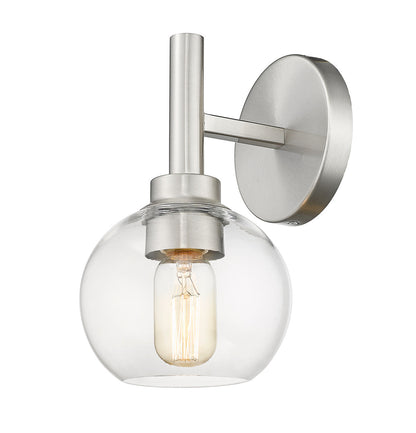 Z-Lite Sutton 1 Light Wall Sconce in Brushed Nickel 7502-1S-BN