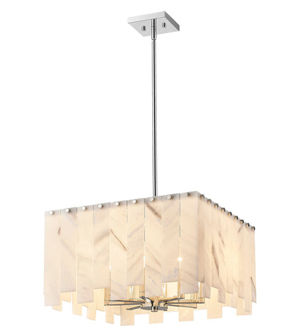 Z-Lite Viviana 8 Light Chandelier in Polished Nickel 345P20-PN