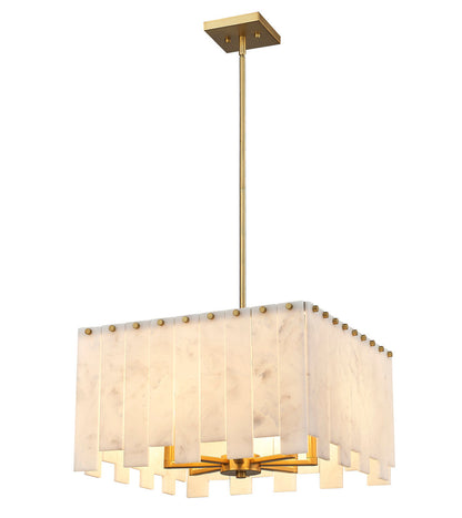 Z-Lite Viviana 8 Light Chandelier in Rubbed Brass 345P20-RB