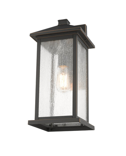 Z-Lite Portland 1 Light Outdoor Wall Light in Oil Rubbed Bronze 531MXL-ORB