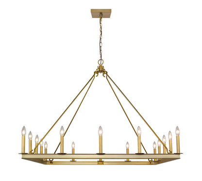 Z-Lite Barclay 16 Light Chandelier in Olde Brass 482S-16OBR