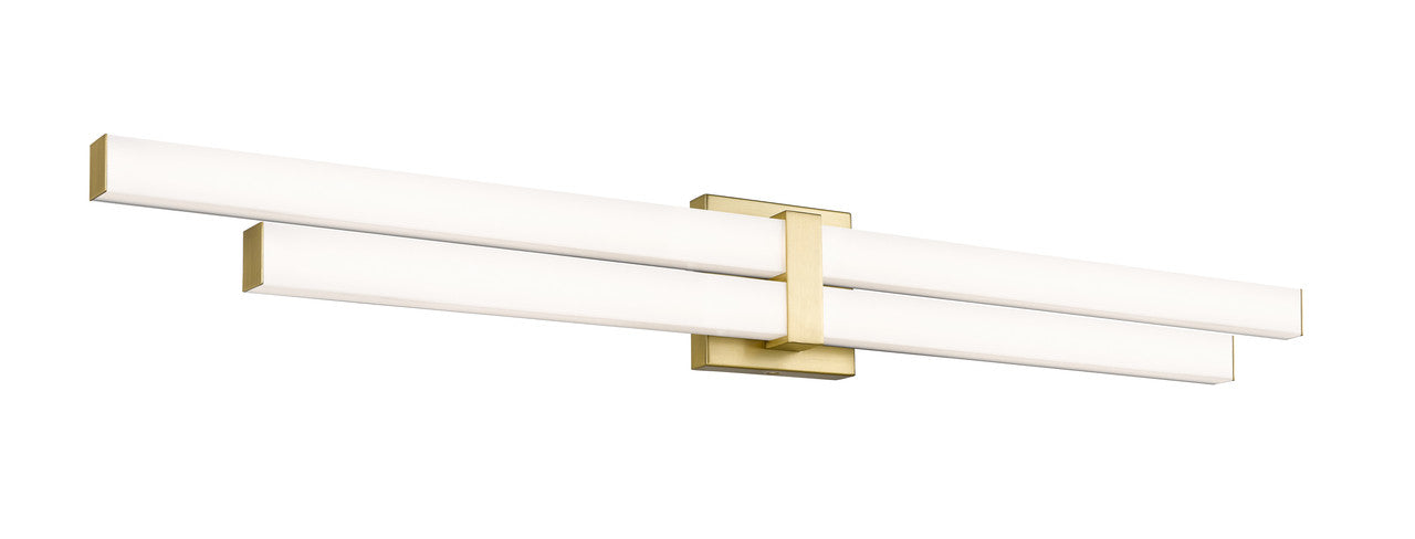 Z-Lite Zane 2 Light Vanity in Modern Gold 1008-40W-MGLD-LED