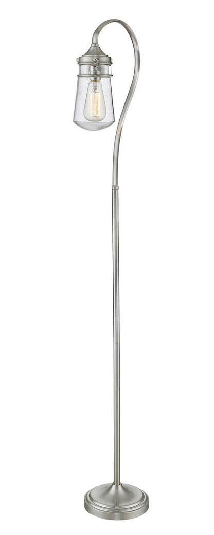 Z-Lite Celeste  1 Light Floor Lamp in Brushed Nickel FL120-BN