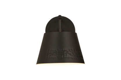 Z-Lite Maddox 1 Light Wall Sconce in Matte Black 6013-1S-MB