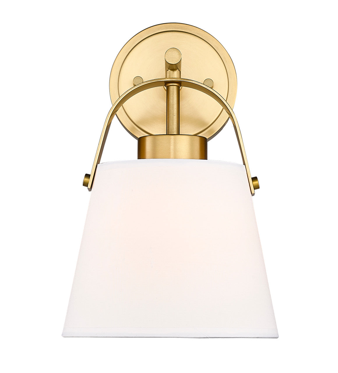 Z-Lite Z-Studio 1 Light Wall Sconce in Heritage Brass 743-1S-HBR