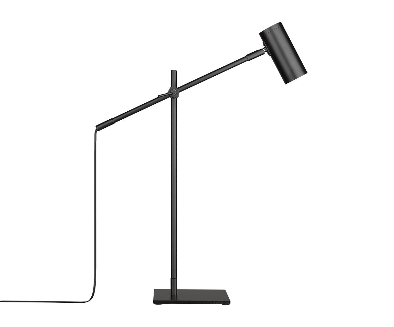 Z-Lite Calumet 1 Light Table Lamp in Matte Black 814TL-MB