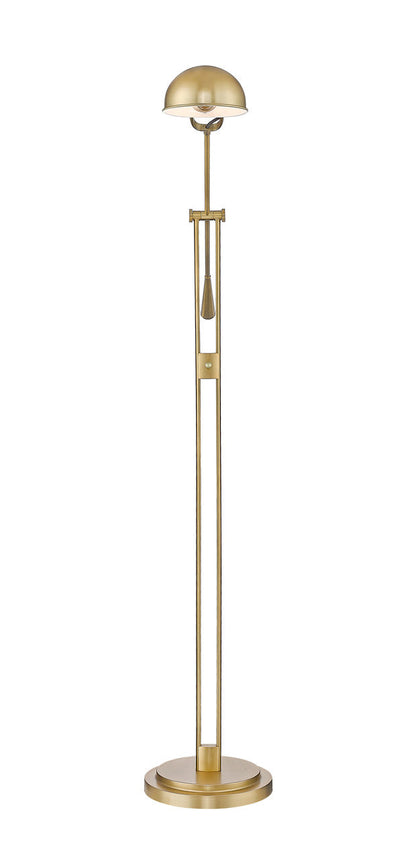 Z-Lite Grammercy Park 1 Light Floor Lamp in Heritage Brass 741FL-HBR