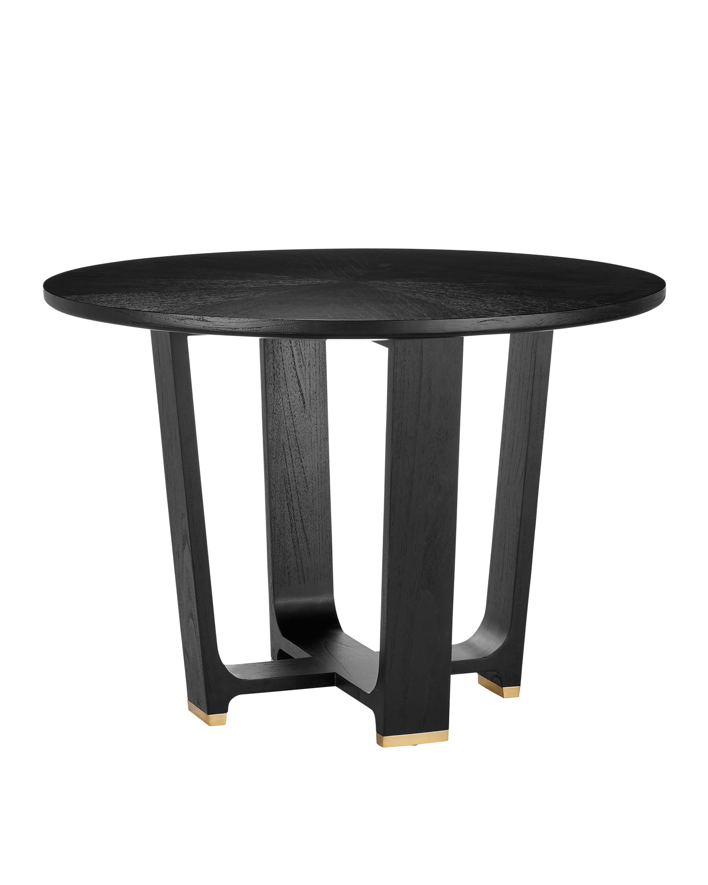 Currey & Co. Blake Black Dining Table 3000-0260