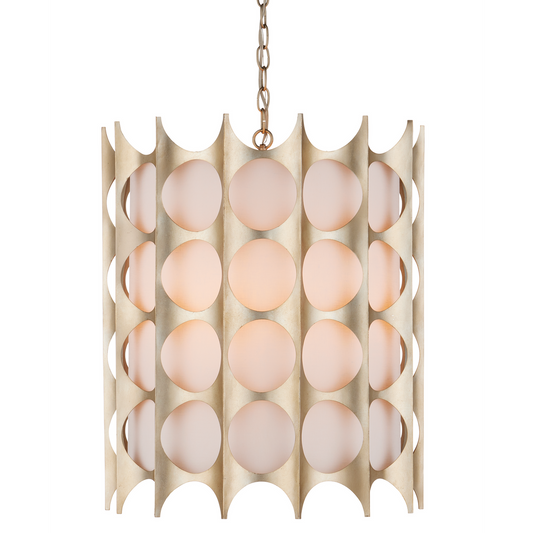 Currey & Co. Dandelion 1-Light Silver & Gold Wall Sconce 9000-1142