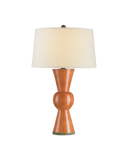 Currey & Co. Upbeat Orange Table Lamp 6351