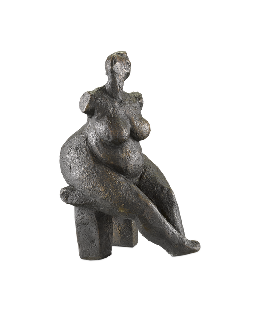 Currey & Co. Lady Dreaming Bronze 1200-0290