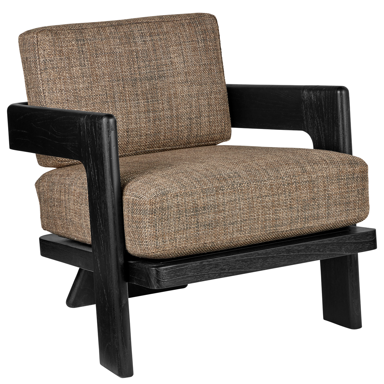 Currey & Co. Theo Lounge Chair, Rig Otter 7000-0752