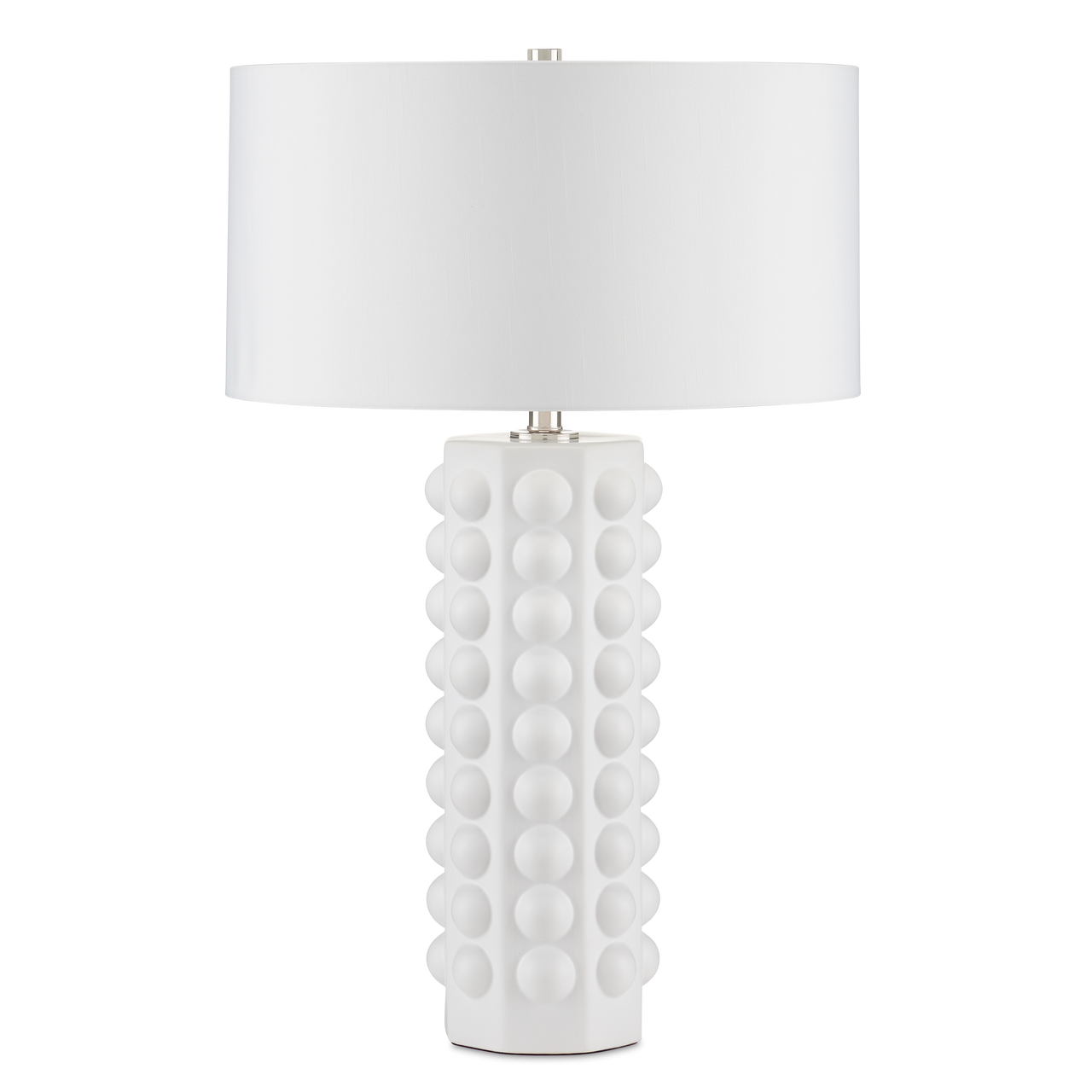 Currey & Co. Cassandra White Table Lamp 6000-0870