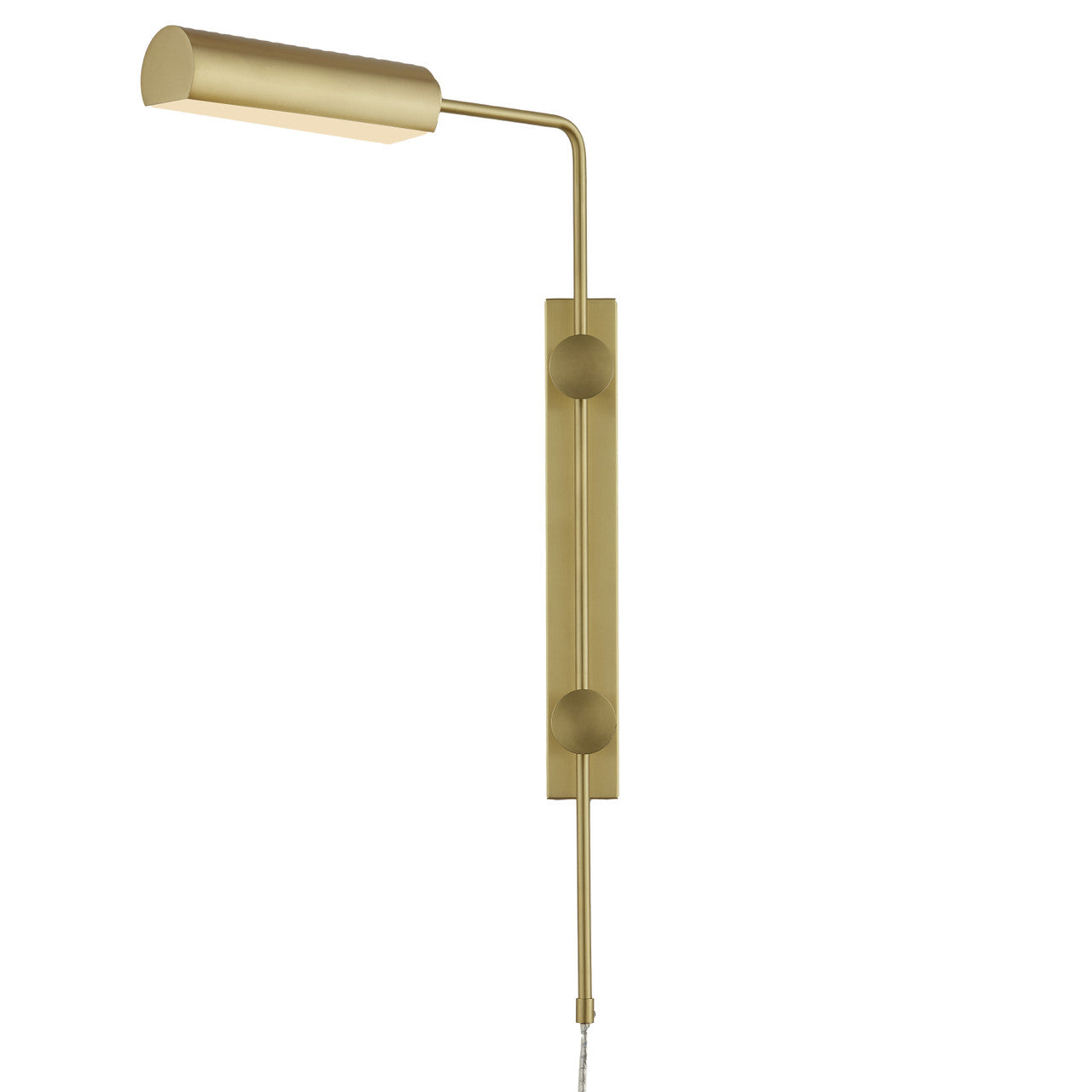 Currey & Co. Satire Brass Swing-Arm Wall Sconce 5000-0201