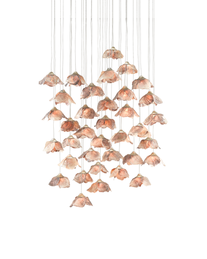 Currey & Co. Catrice 36-Light Round Multi-Drop Pendant 9000-0680