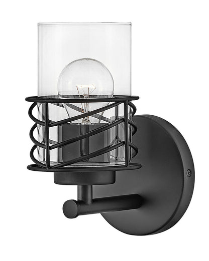 Hinkley Lighting Della Single Light Vanity Black 50260BK