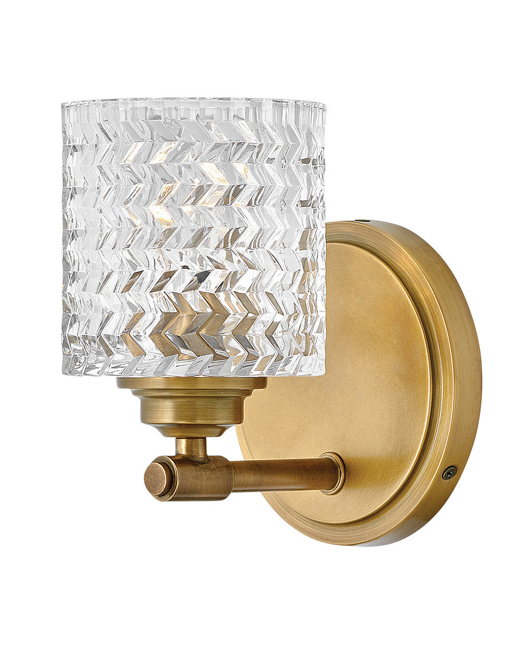 Hinkley Lighting Elle Single Light Vanity Heritage Brass 5040HB