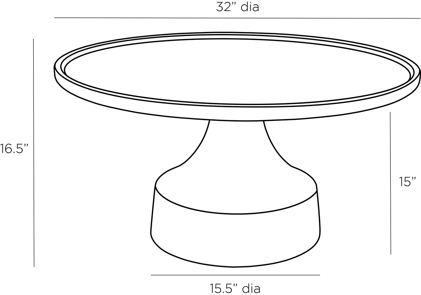 Arteriors Home Joelie Coffee Table 5099