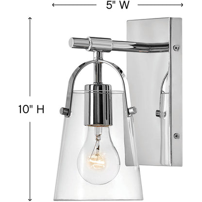 Hinkley Lighting Foster Single Light Vanity Chrome 5130CM