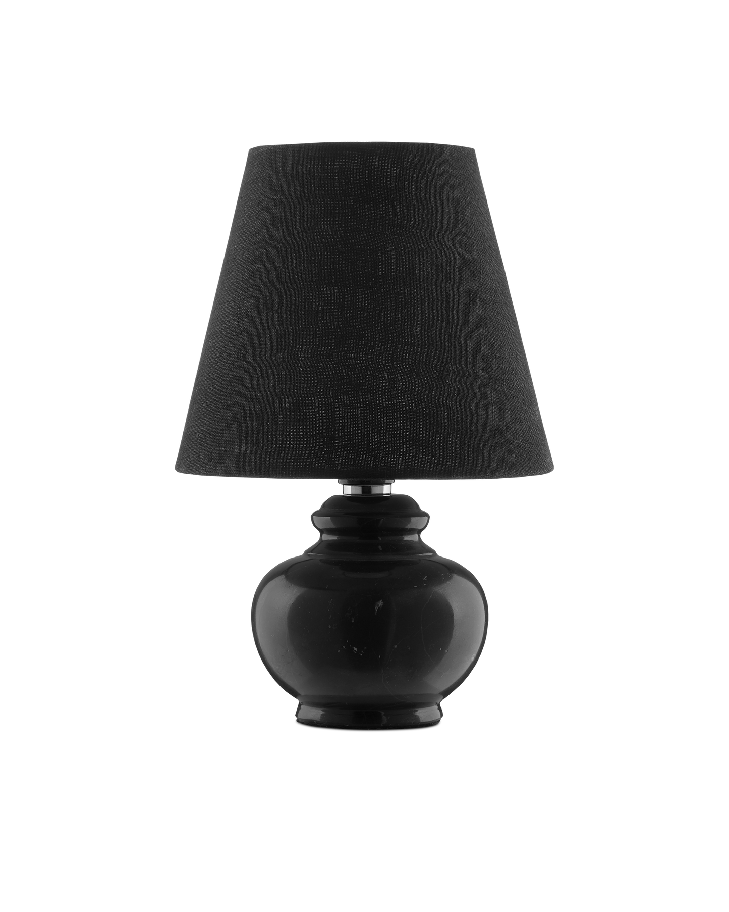 Currey & Co. Piccolo Black Mini Table Lamp 6000-0807