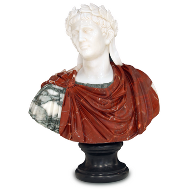 Currey & Co. Cristos Marble Bust Sculpture 1200-0663