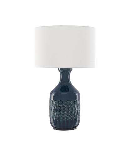 Currey & Co. Samba Blue Table Lamp 6000-0515