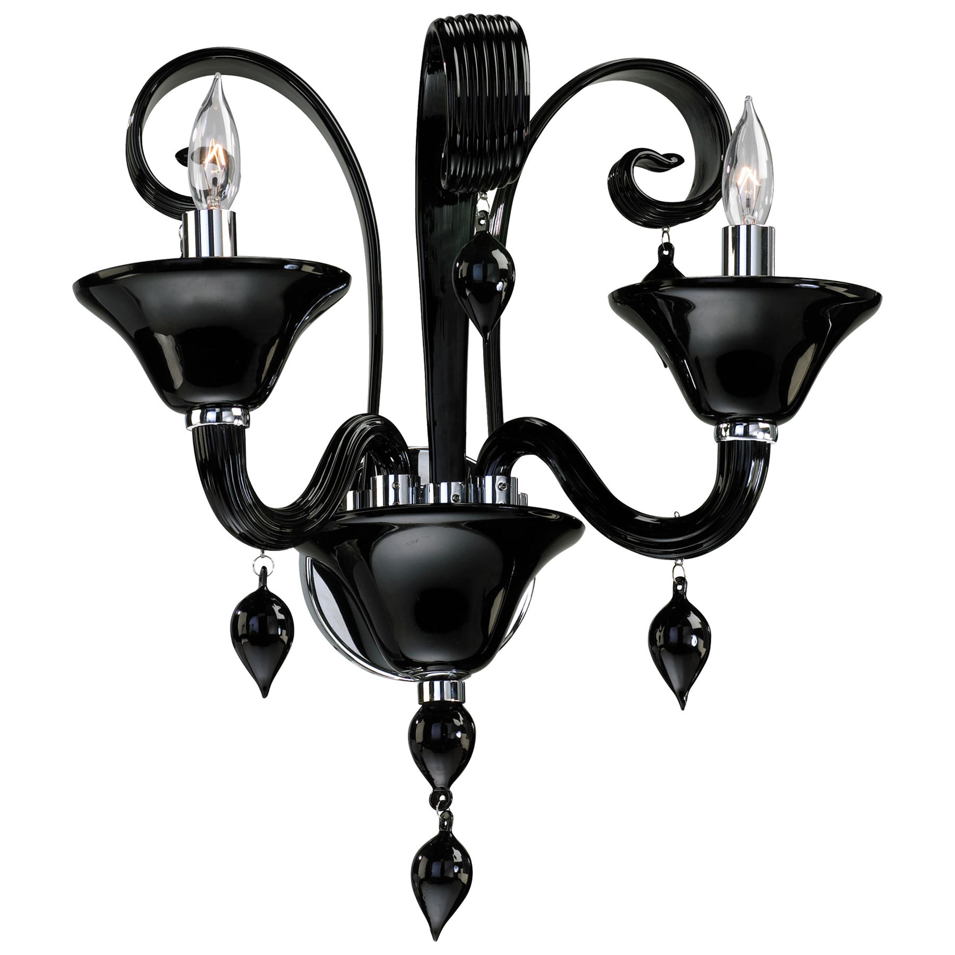 Cyan Design Treviso Wall Bracket 2-Light in Black 5283-2-14