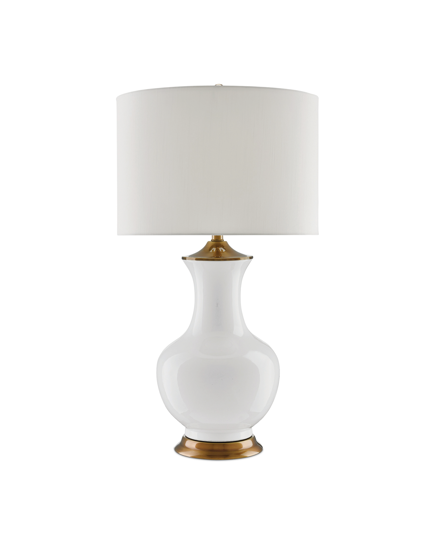 Currey & Co. Lilou White Table Lamp 6000-0020