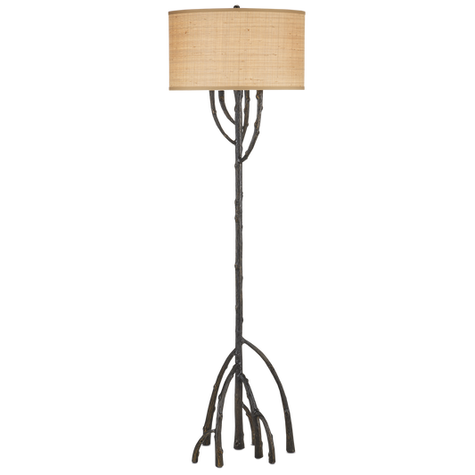 Currey & Co. 67.5" Mangrove Bronze Floor Lamp 8000-0142