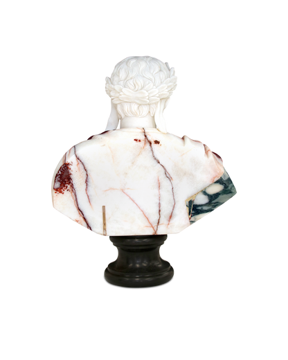 Currey & Co. Cristos Marble Bust Sculpture 1200-0663