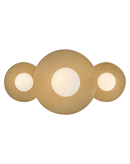 Hinkley Lighting Rhea Small LED Vanity in Heritage Brass 55252HB